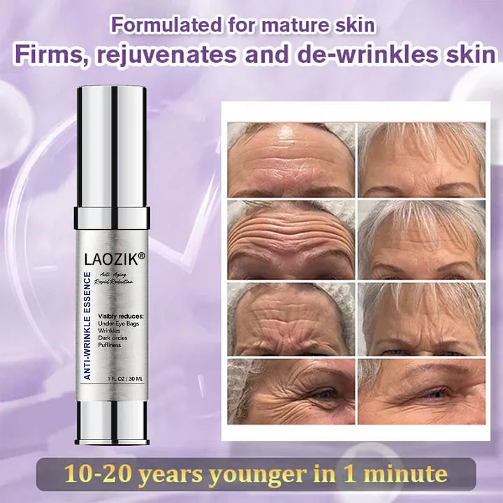🔥2026, Exclusive premium LAOZIKTMCOMPLEX technology and sophisticated design 2-minute wrinkle-reducing serum( ✅ Permanently removes wrinkles in 3 minutes ✅ )
