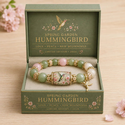 🌿 Love, Peace & Spring Blessings 💖 | 2026 Limited Edition Bracelet - Handcrafted from Agate & Jade