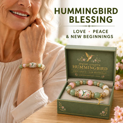 🌿 Love, Peace & Spring Blessings 💖 | 2026 Limited Edition Bracelet - Handcrafted from Agate & Jade