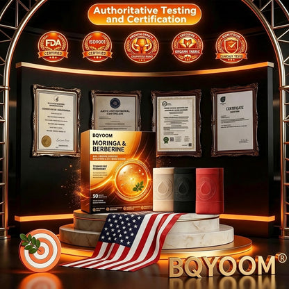 Official Brand Store |✅BQYOOM® 👩‍🔬👩‍🔬2026 Moringa & Berberine 4-In-1 Micro-Particle Sculpting & Fat-Burn Shorts 👍