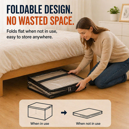🎁 Mother's Day Sale 49% OFF📦Large Heavy-Duty Thick Plastic Clear Storage